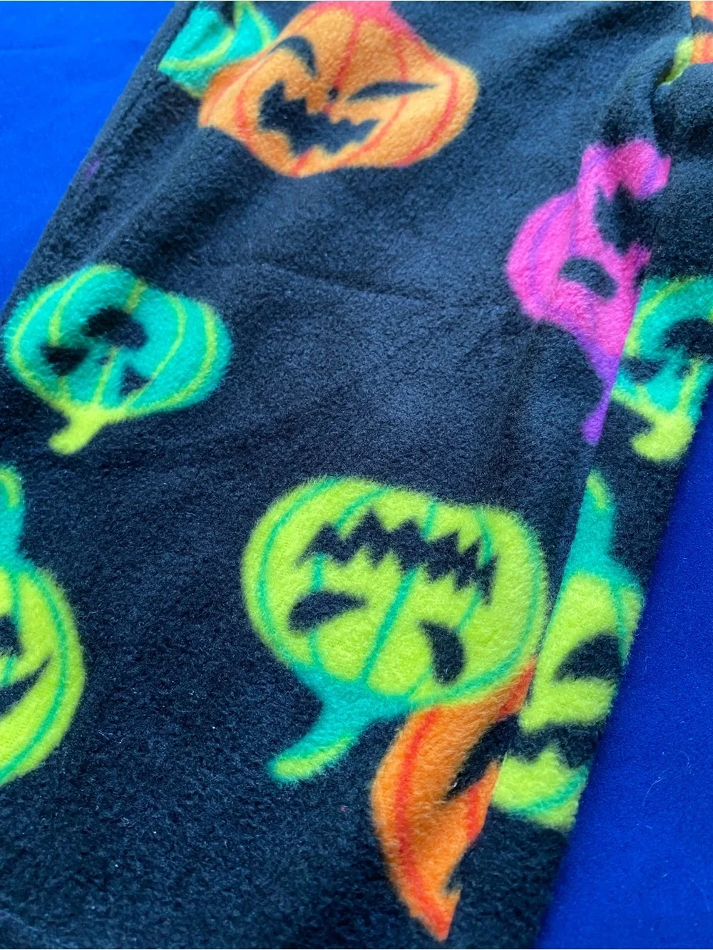 New Halloween Hyde & Eek! Black Fleece Pumpkin 12M Pajama Pants